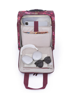 Tosca - SO LITE AIR5055-US-K Under-seat Trolley - Wine Paisley