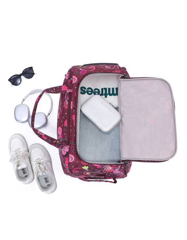Tosca - SO LITE AIR5055-WB-K Onboard Wheel Bag - Wine Paisley