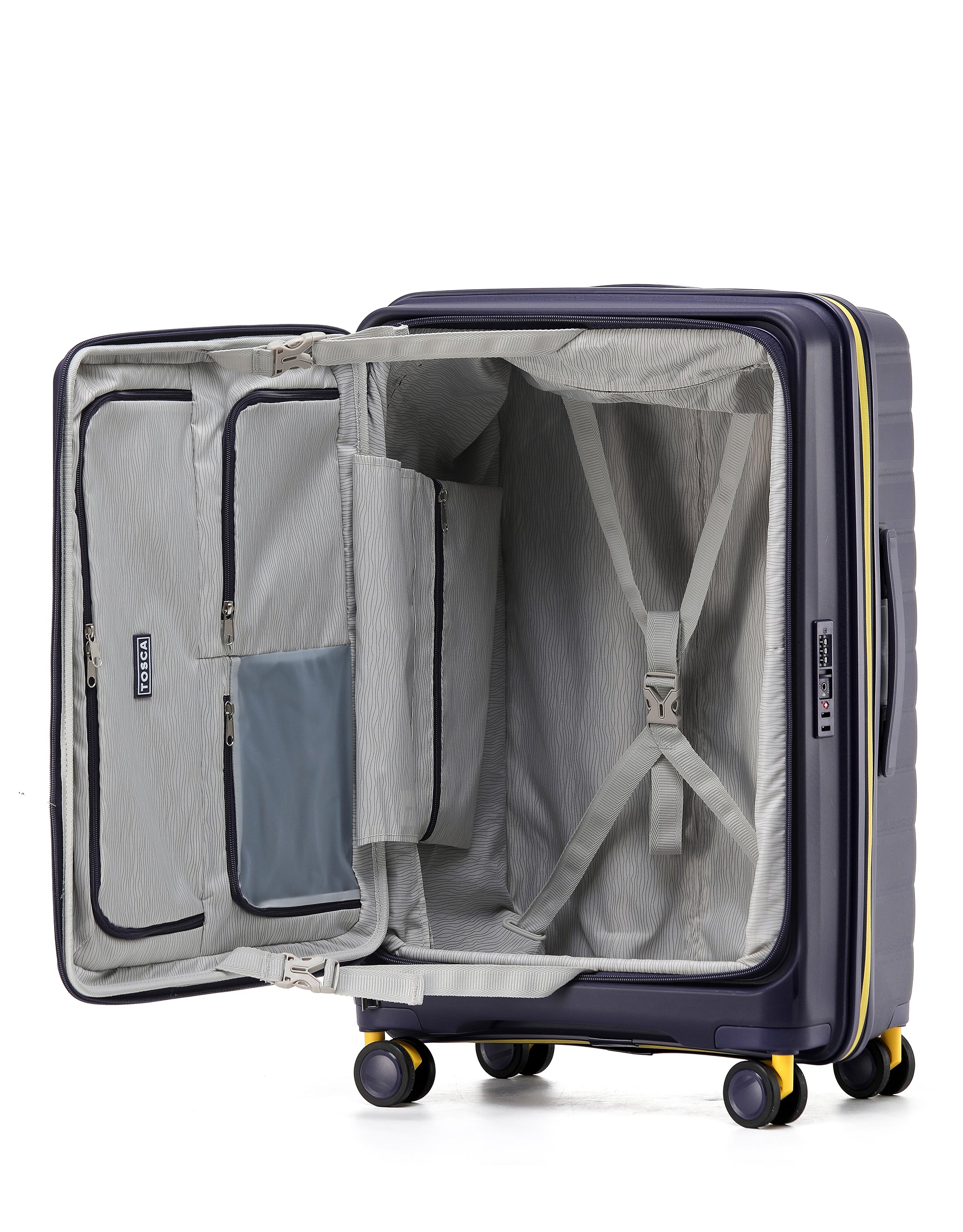 TOSCA - TCA875 CRUISER 77CM TROLLEY CASE- PURPLE