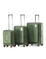 Tosca - TCA875 Cruiser Set of 3 (S-M-L) - Khaki/Orange