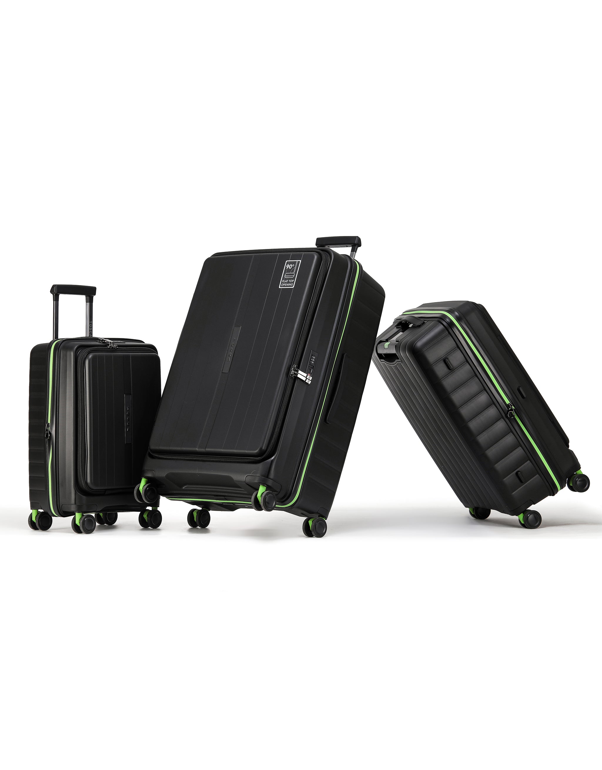 Tosca - TCA875 Cruiser Set of 3 (S-M-L) - Black