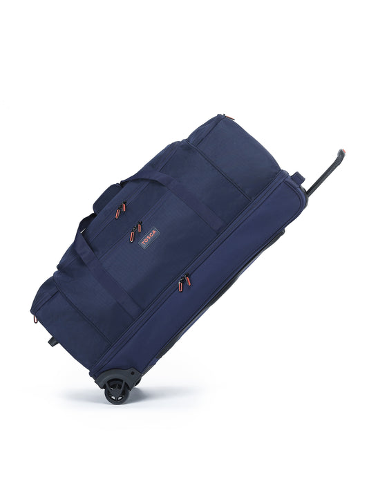 Tosca - TCA798TWJ-D Jumbo 85cm Split compartment Duffle Wheeled - Navy/Orange