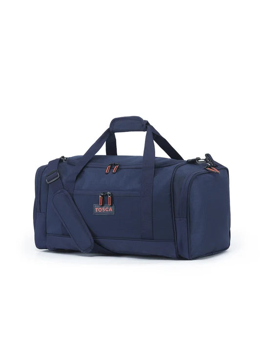 Tosca - TCA798S-D 53cm Small Sports Duffle - Navy/Orange