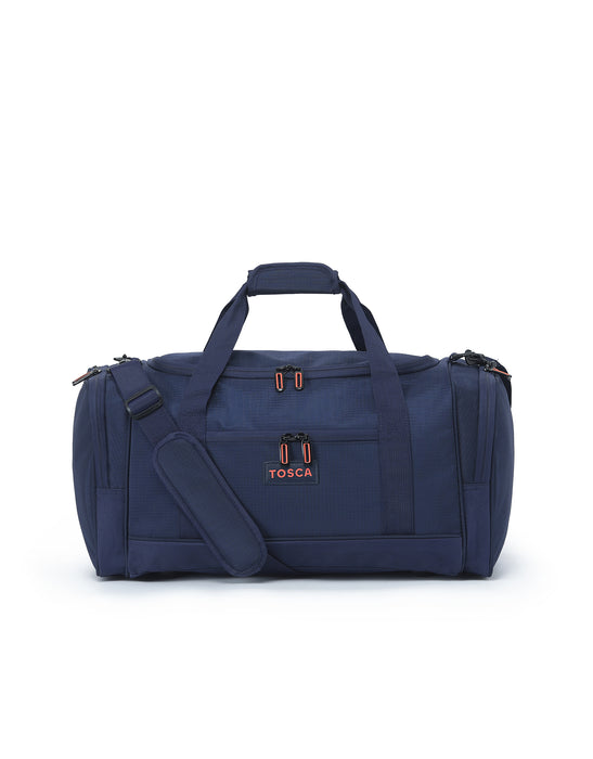 Tosca - TCA798S-D 53cm Small Sports Duffle - Navy/Orange