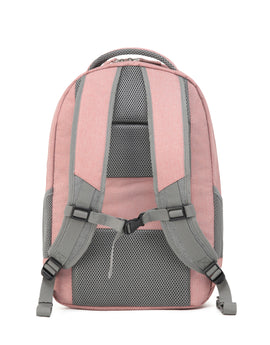 TOSCA - TCA993 URBAN BACKPACK - PINK/GREY - 0