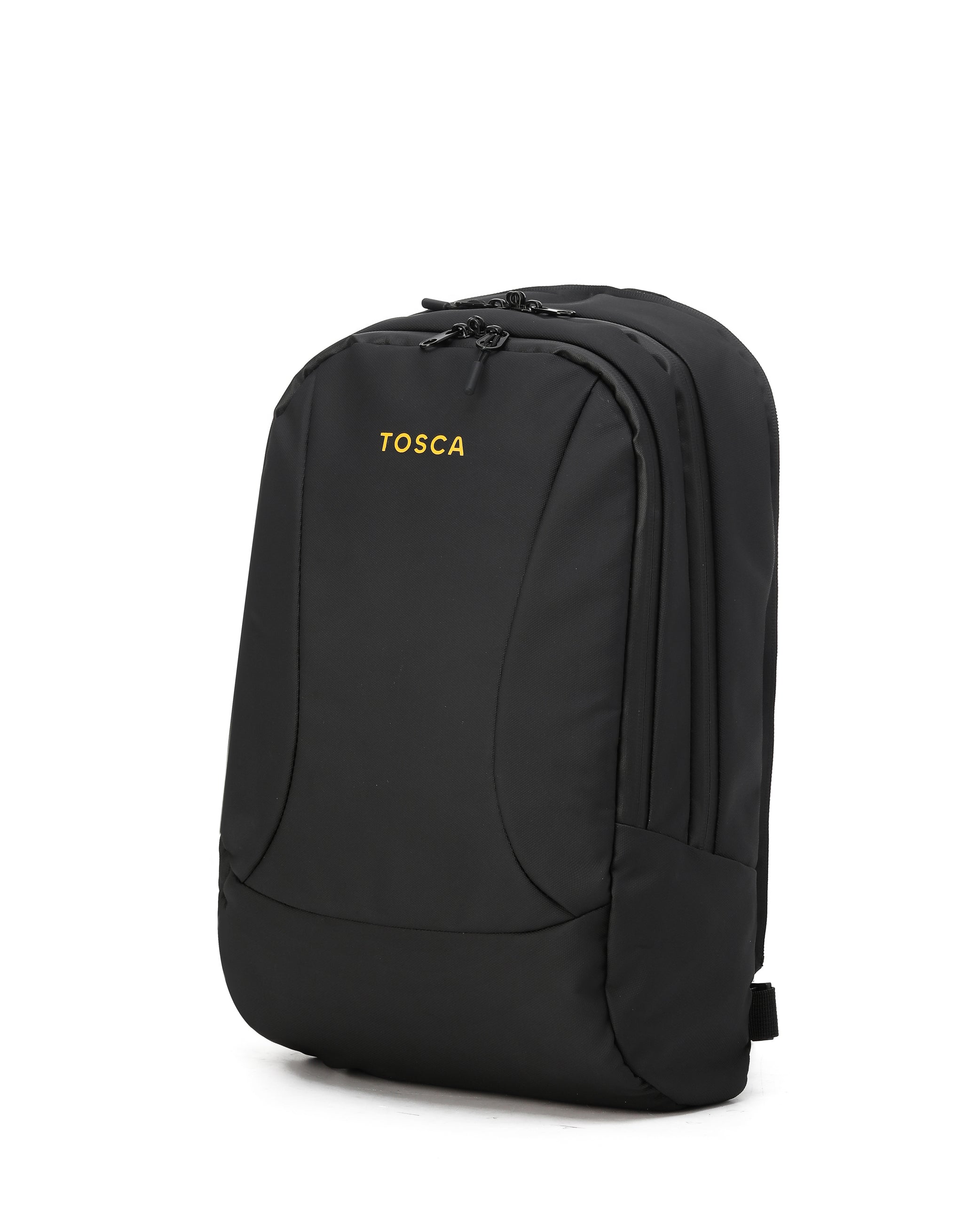 Tosca - TCA977 Delta Trolley backpack with zip of Daypack - Black