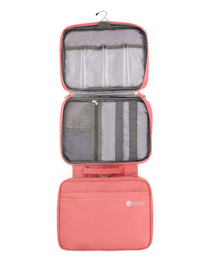 Tosca - TCA583 13in Travel Orgainser Toiletry Bag - Peach Blossom