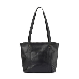 Franco Bonini - 25-001 Leather Tote Handbag - Black