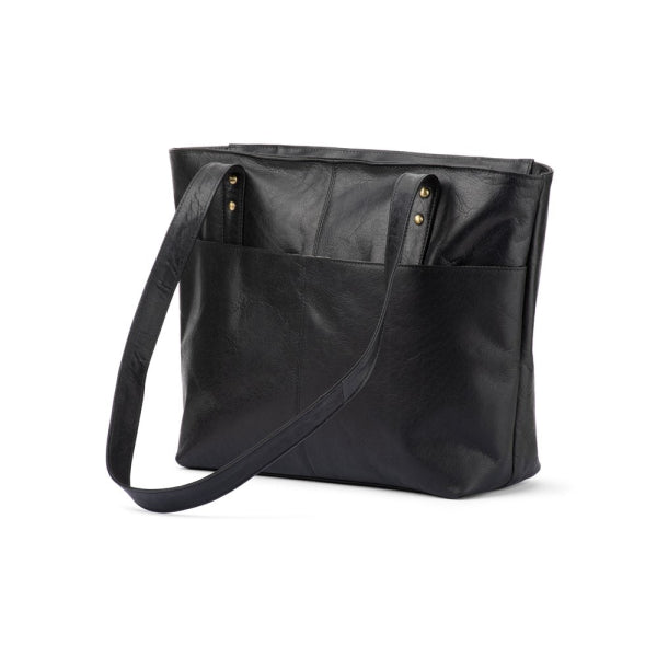 Franco Bonini - 25-001 Leather Tote Handbag - Black