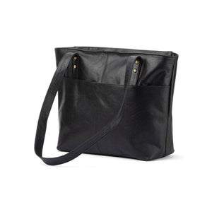 Franco Bonini - 25-001 Leather Tote Handbag - Black