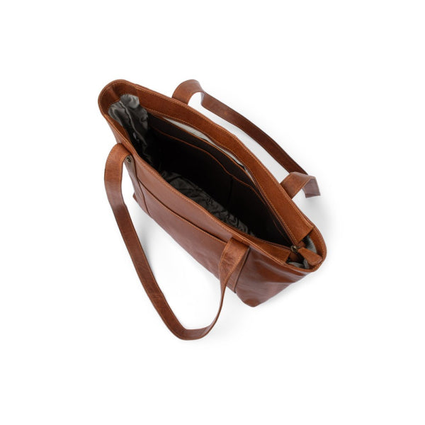 Franco Bonini - 25-001 Leather Tote Handbag - Brown