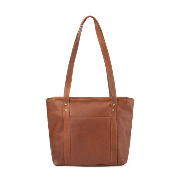 Franco Bonini - 25-001 Leather Tote Handbag - Cognac