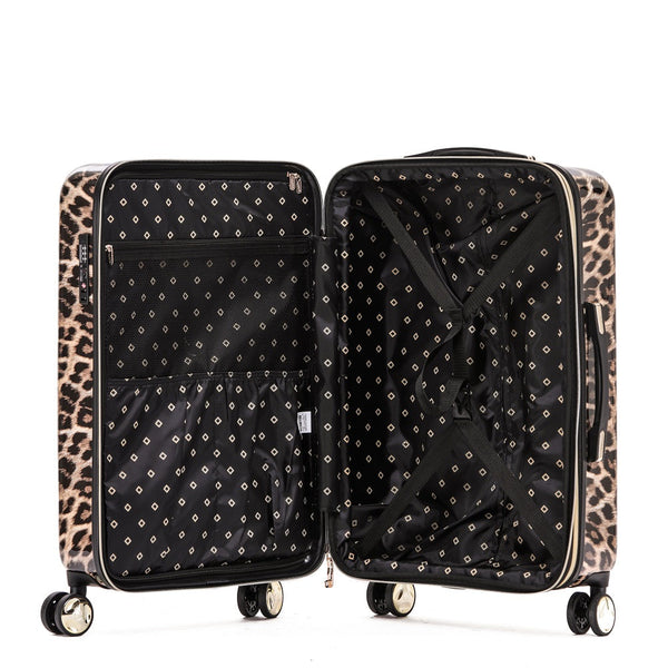Tosca - TCA111 25in Medium 4 Wheel Hard Suitcase - Leopard