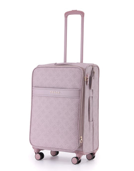 Tosca - Willow 66cm Fashion Medium Suitcase Spinner - Misty Rose - 0