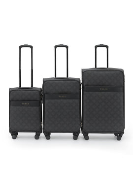 Tosca - Willow Set of 3 (L-M-S) Suitcases - Caviar