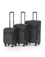 Tosca - Willow Set of 3 (L-M-S) Suitcases - Caviar