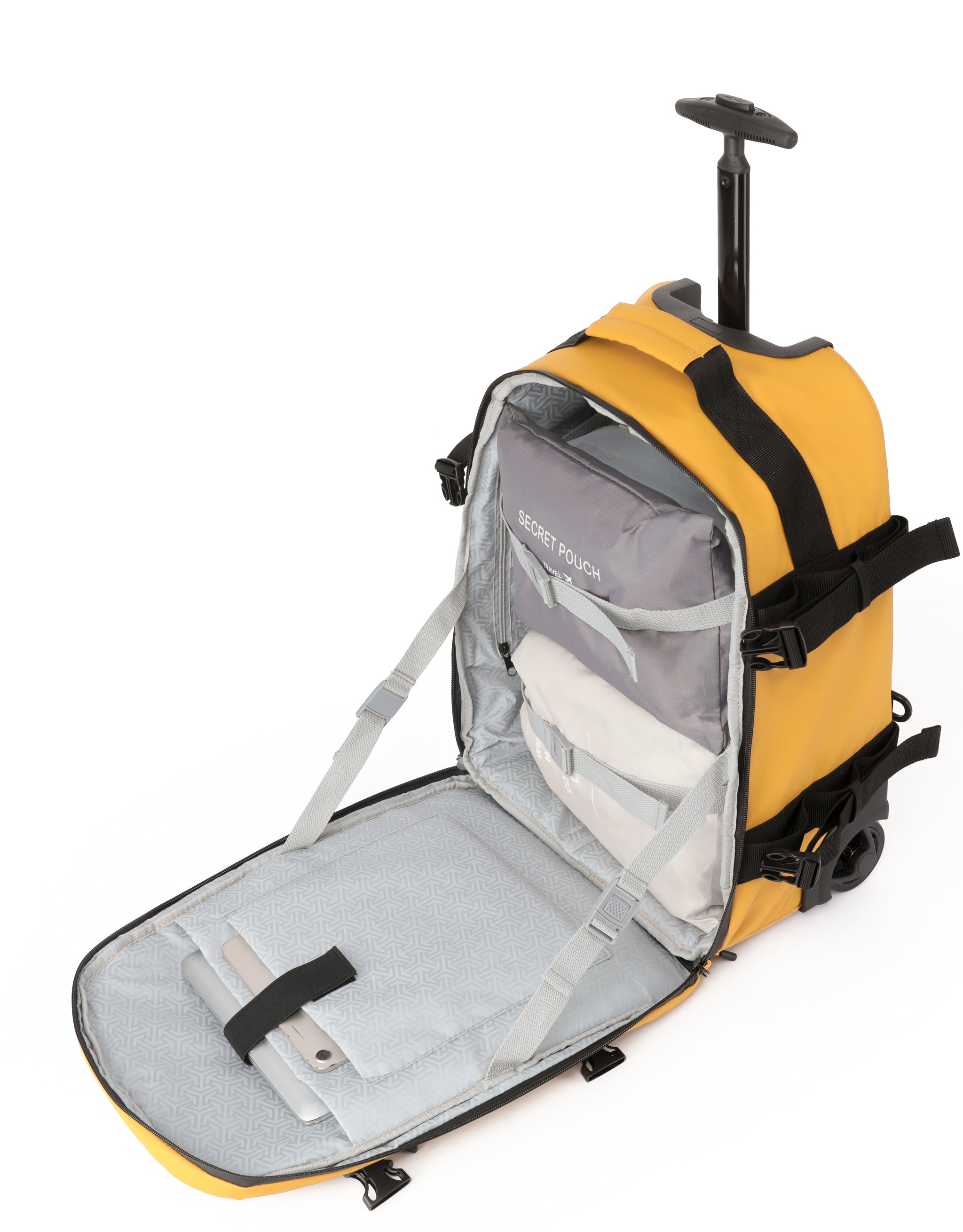 Tosca - TCA970-TB Delta Small Trolley Backpack - Yellow