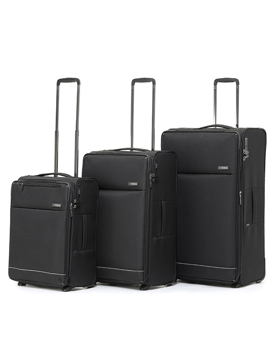 Tosca - SO-LITE AIR5055 set of 3 Suitcases - Black