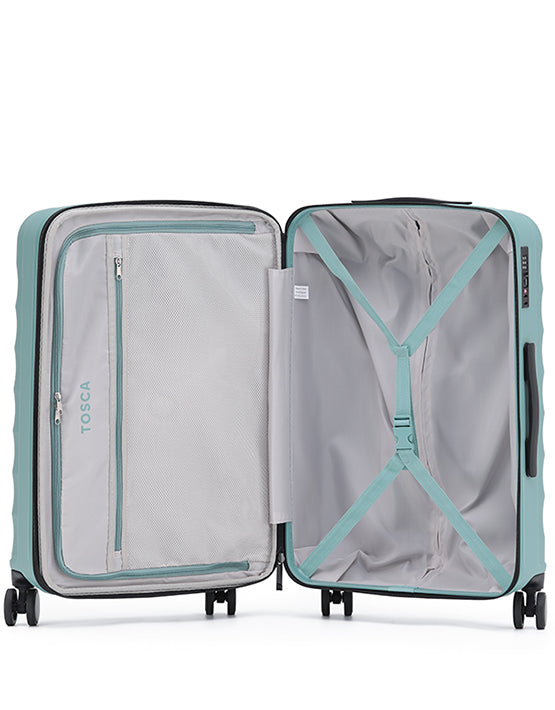 Tosca - Interstellar 2.0 30in Large Spinner Suitcase - Ocean Blue