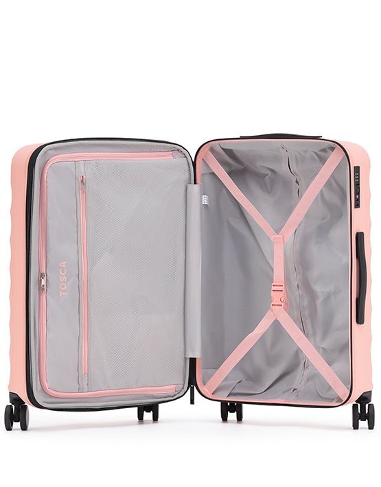 Tosca - Interstellar 2.0 30in Large Spinner Suitcase - Peach