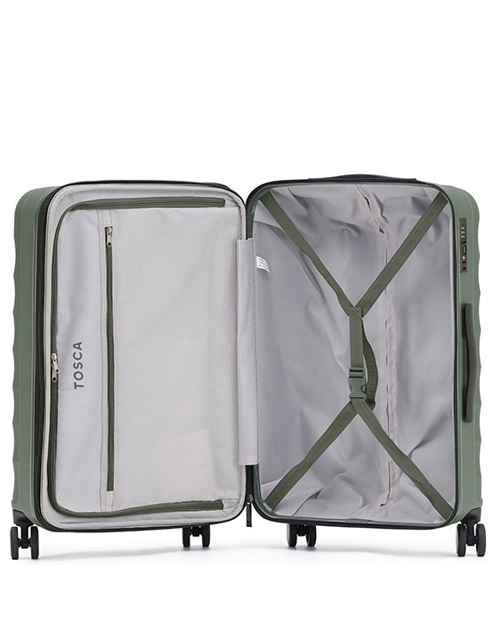 Tosca - Interstellar 2.0 30in Large Spinner Suitcase - Moss