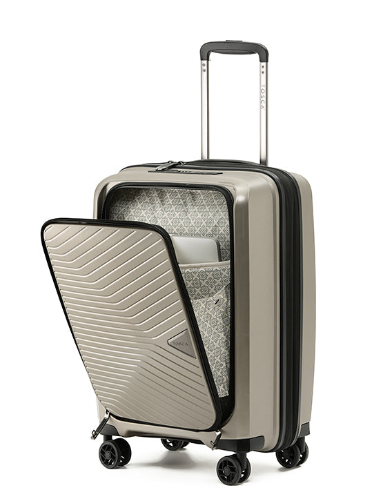 Tosca - TCA100-20L Laptop Space x Front Opening Spinner - Champagne
