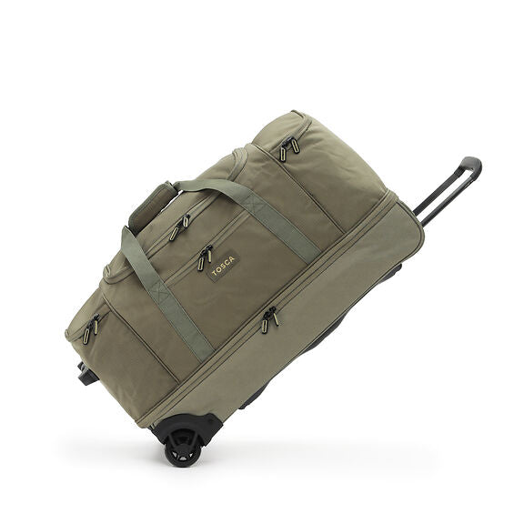 Tosca - TCA798TWM-B 70cm Wheeled split compartment Duffle - Khaki/Sand