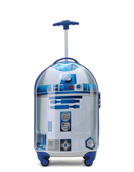 Star Wars - SW025 R2D2 20in Small Suitcase - White/Blue - 0