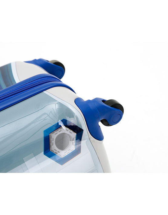 Star Wars - SW025 R2D2 20in Small Suitcase - White/Blue-3