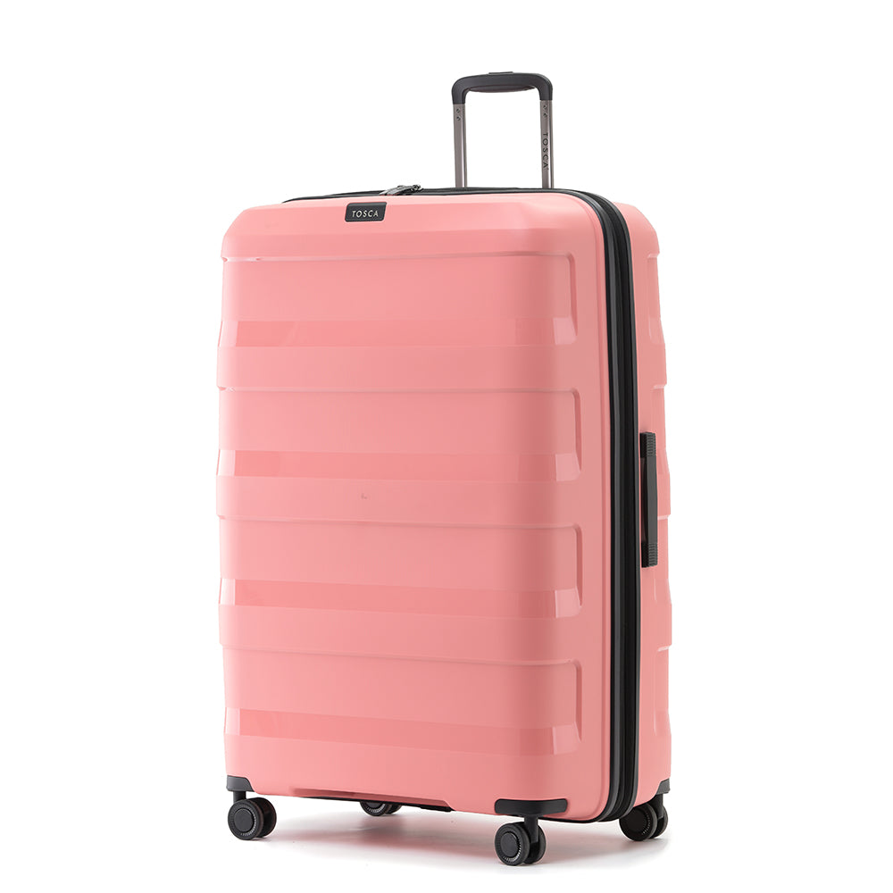 Tosca - 32in Comet X-Large Spinner suitcase - Coral - 0
