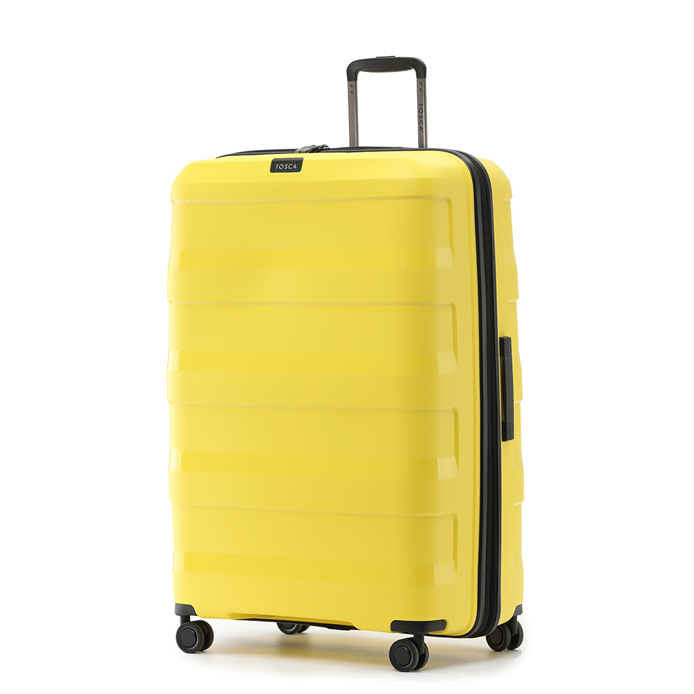 Tosca - 32in Comet X-Large Spinner suitcase - Yellow - 0