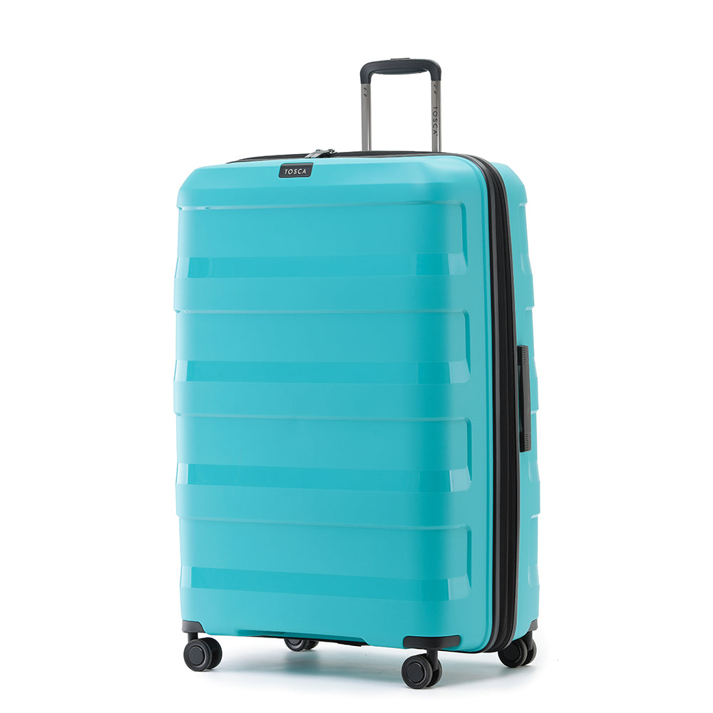 Tosca - 32in Comet X-Large Spinner suitcase - Teal - 0