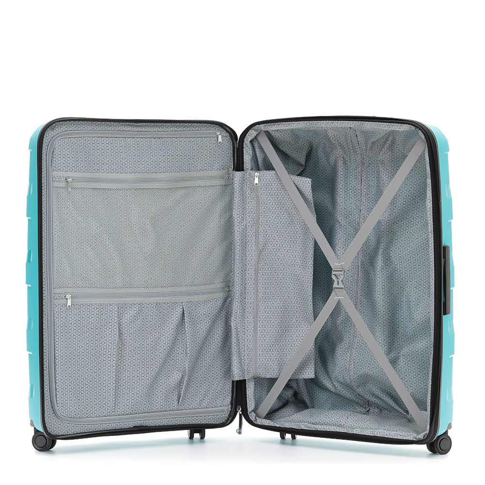 Tosca - 32in Comet X-Large Spinner suitcase - Teal-3