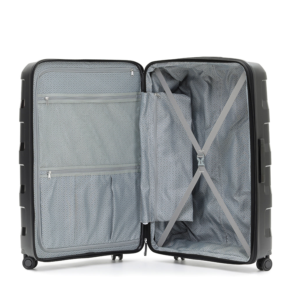 Tosca - 32in Comet X-Large Spinner suitcase - Black-3