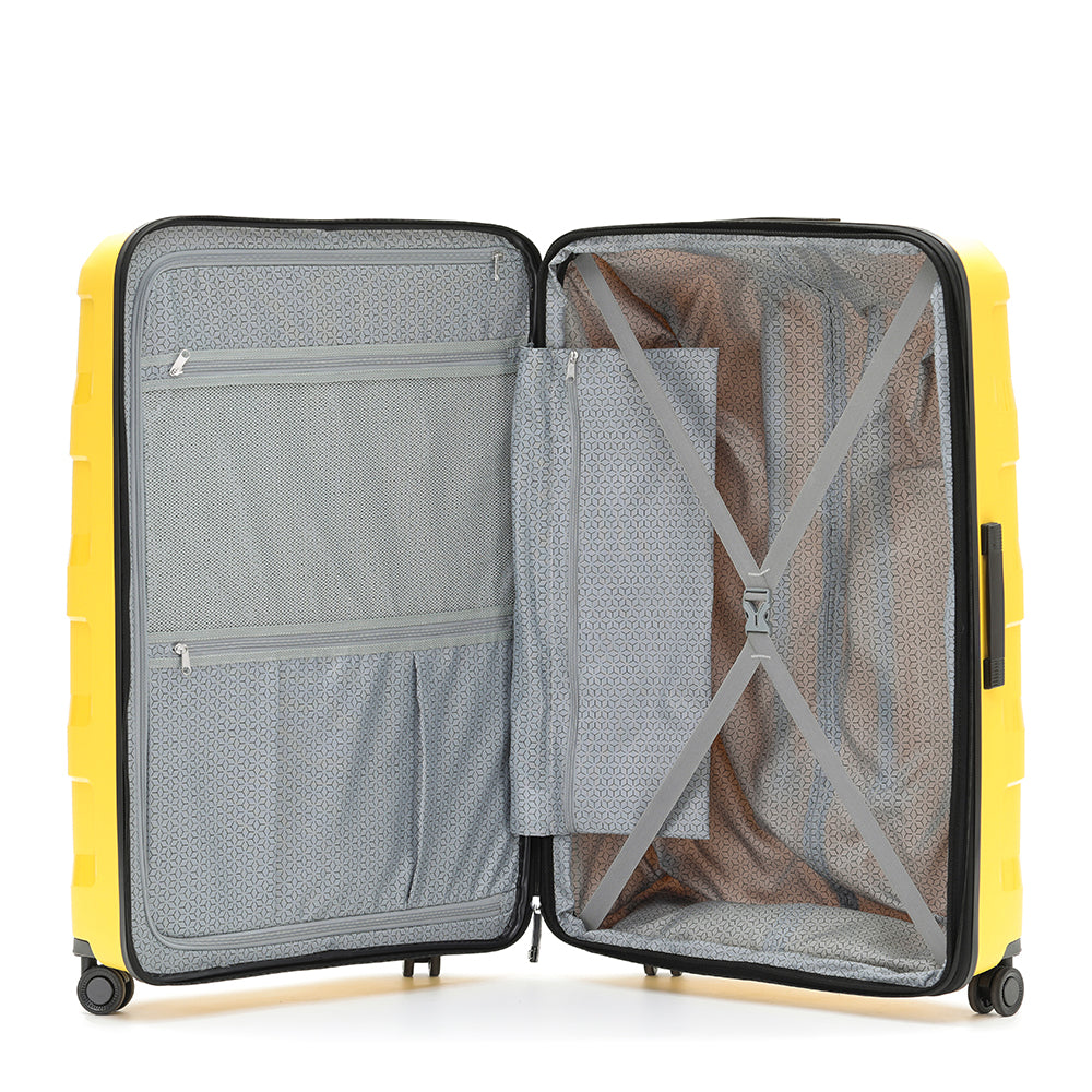 Tosca - 32in Comet X-Large Spinner suitcase - Yellow-3