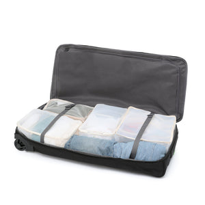 Tosca - TCA798TWM-A 70cm Wheeled Split Compartment Duffle - Black/Lime