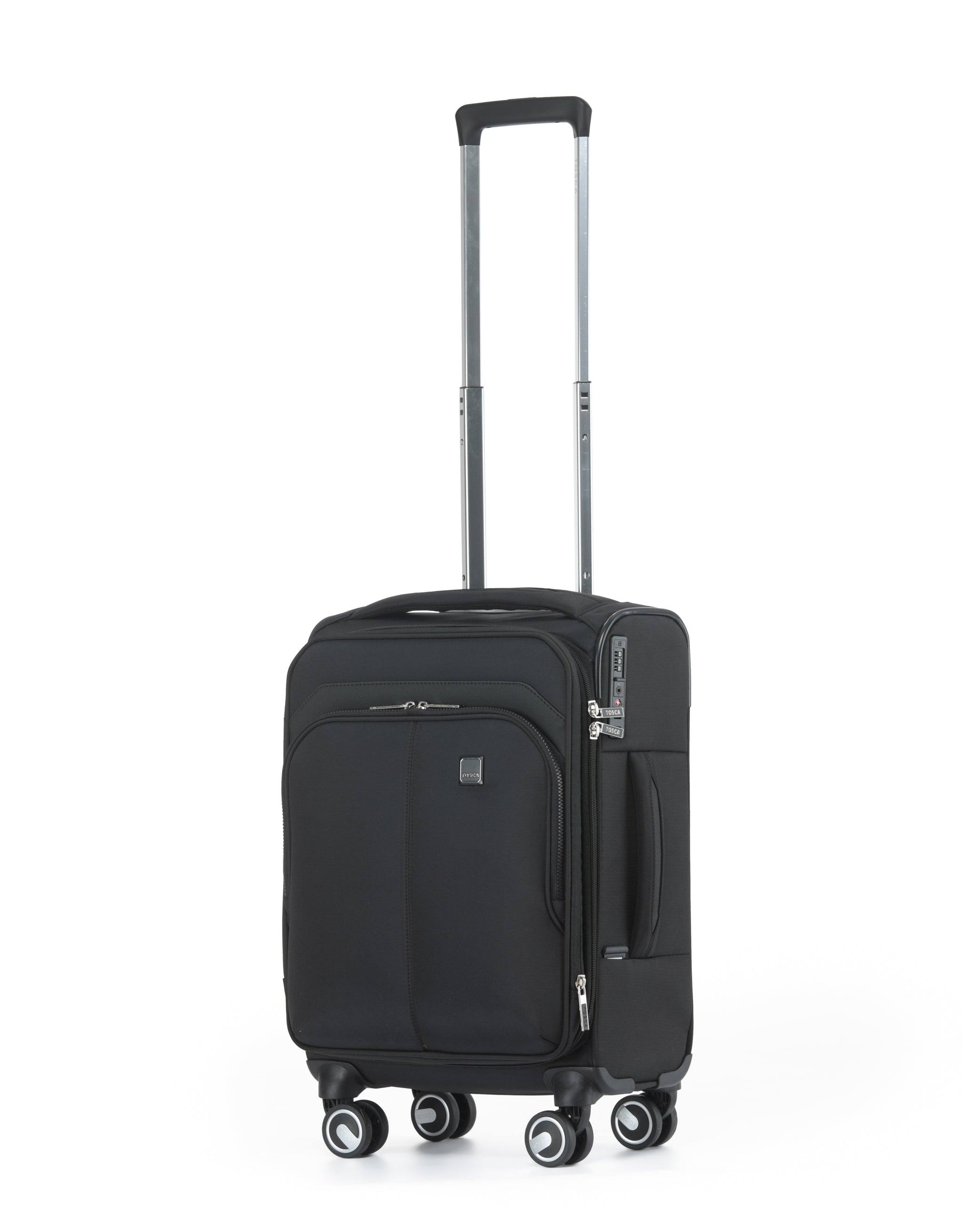 Tosca - Grange TCA752 55cm Premium Carry On Suitcase - Black