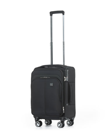 Tosca - Grange TCA752 55cm Premium Carry On Suitcase - Black - 0