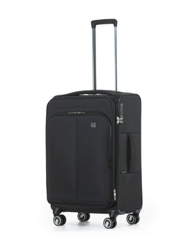 Tosca - Grange TCA752 67cm Premium Medium Suitcase - Black - 0