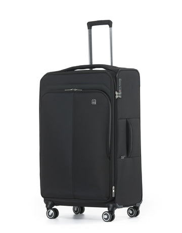 Tosca - Grange TCA752 80cm Premium Large Suitcase - Black - 0