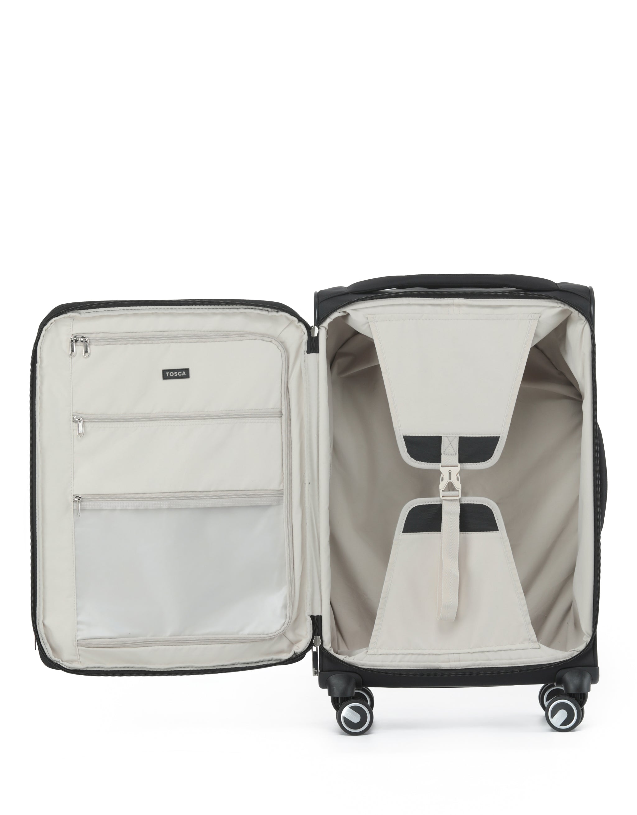 Tosca - Grange TCA752 67cm Premium Medium Suitcase - Black