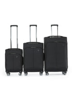 Tosca - TCA752-3A Grange set of 3 Suitcases (55-67-80cm) - Black