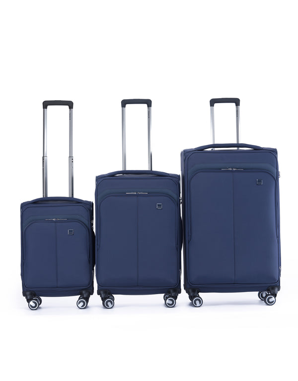 Tosca - TCA752-3C Grange Set of 3 Suitcases (55-67-80cm) - Indigo Blue