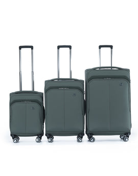 Tosca - TCA752-3B Grange set of 3 Suitcases (55-67-80cm) - Cypress Green