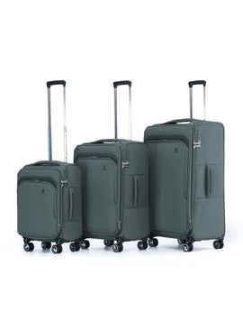 Tosca - TCA752-3B Grange set of 3 Suitcases (55-67-80cm) - Cypress Green - 0