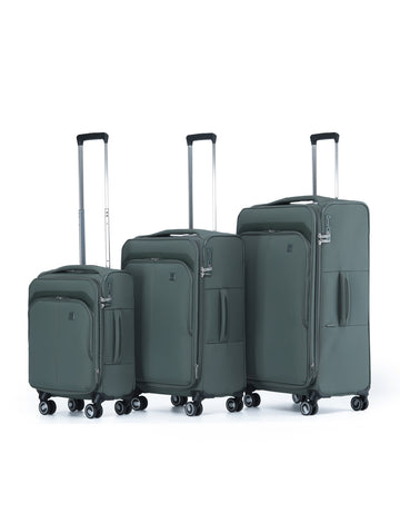 Tosca - TCA752-3B Grange set of 3 Suitcases (55-67-80cm) - Cypress Green - 0