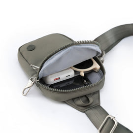 TOSCA - TCA991 Anti Theft small Sling bag - Khaki - 0