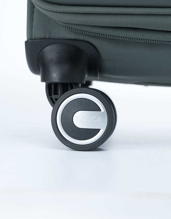 Tosca - Grange TCA752 67cm Premium Medium Suitcase - Cyphress Green