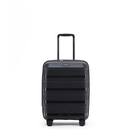 Tosca - Comet 20in Small 4 Wheel Hard Suitcase - Black - 0