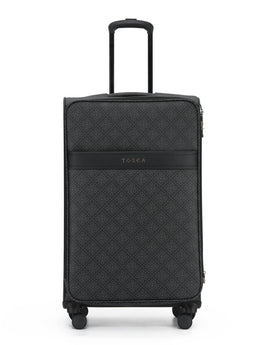 Tosca - Willow 77cm Fashion Large Suitcase Spinner - Caviar